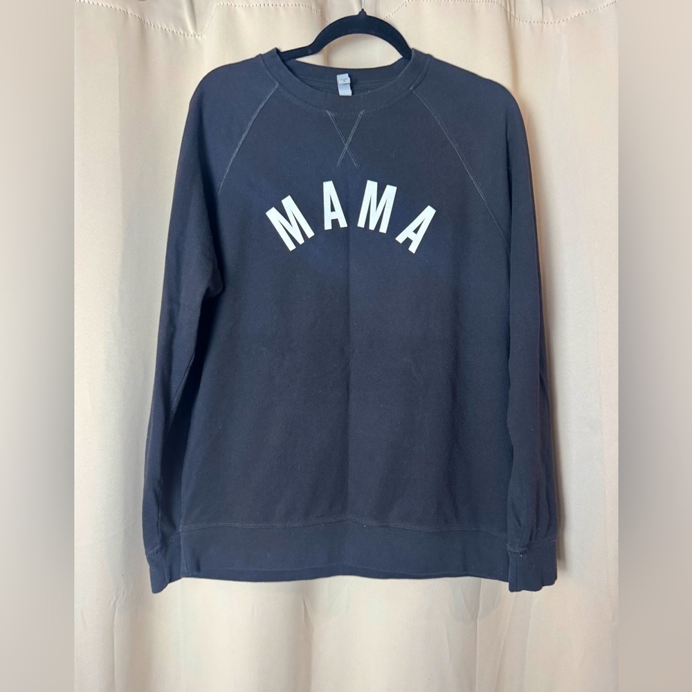 Level Up Black 'MAMA' Women’s Sweater